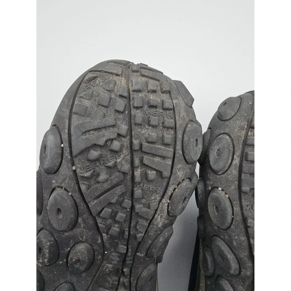Merrell Jungle Moc Womens 10 Black Suede Slip On Comfort Walking Shoes